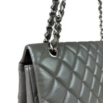 Chanel Grey Hue Caviar Quilted Jumbo Flap Bag 2010