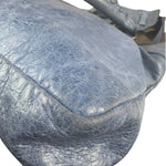 Balenciaga Blue Leather Two-Way First City Bag