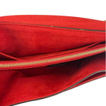 Louis Vuitton LV Monogram Red Leather Pallas Chain Bag