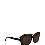 Chanel Rhinestone Logo Square Sunglasses