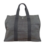 Hermes Herline Canvas Tote Grey