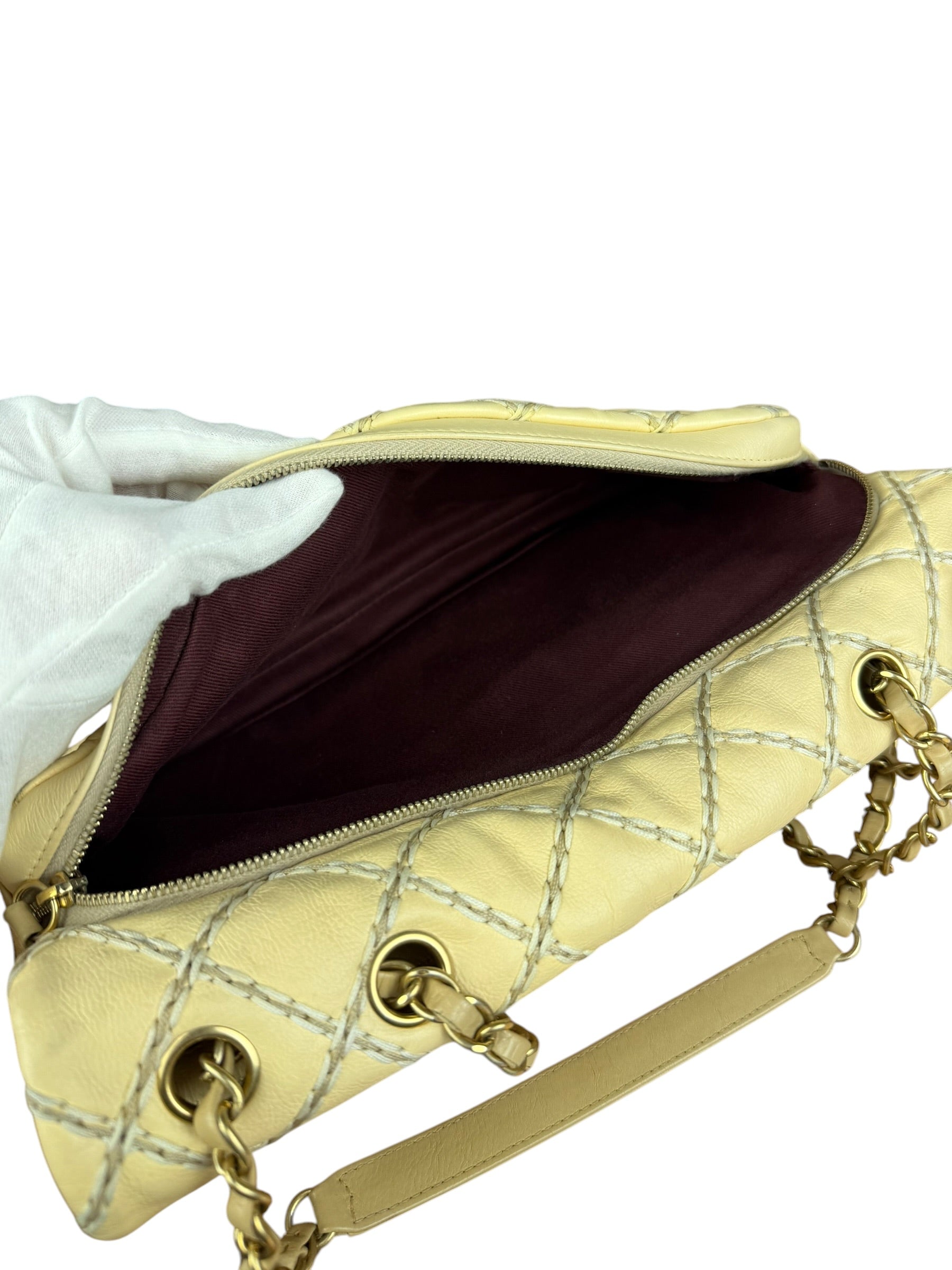 Chanel Beige Ultimate Stitch Flap 2014