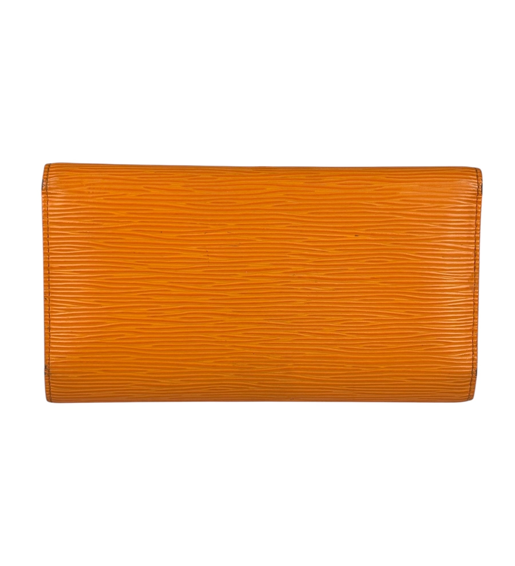 Louis Vuitton Orange Hue Epi Leather Wallet