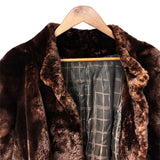 Vintage Brown Chinchilla Fur Coat