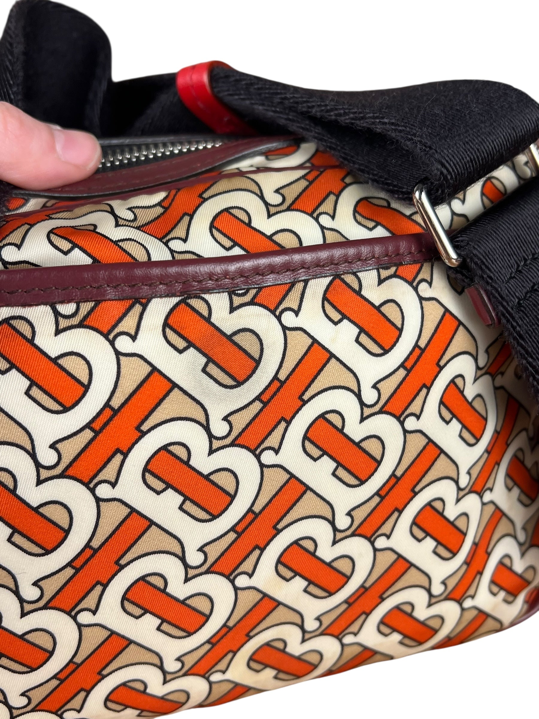 Burberry TB Monogram Nylon Crossbody Bag