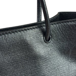 Balenciaga Black Leather Small Shopping Two-Way Tote