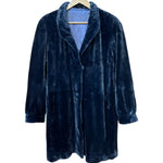 Vintage Dark Blue Mink Mid Length Fur Coat