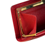 Louis Vuitton Vintage Red Epi Leather Agenda Cover Pochette