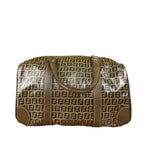 Fendi Vintage Zucchino PVC Boston Bag