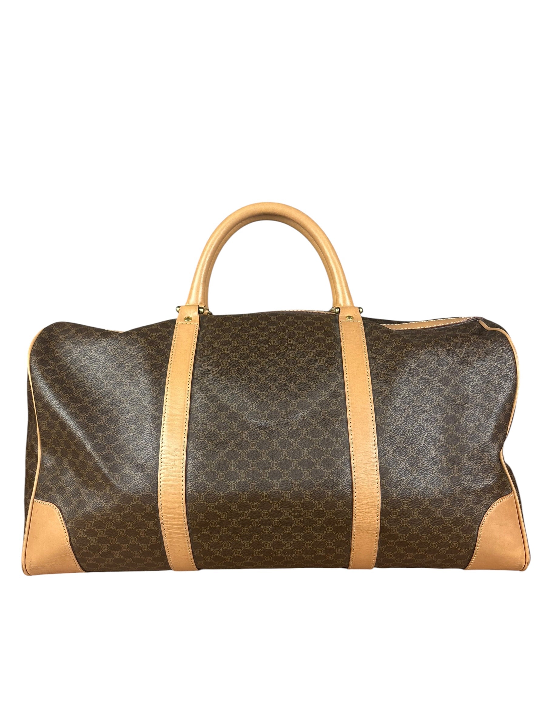 Celine Vintage Macadam Boston Bag