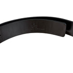 Gucci Black Leather G Buckle Belt