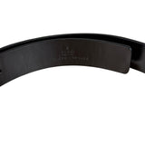 Gucci Black Leather G Buckle Belt