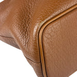 Burberry Vintage Tan Brown Leather Chestnut Shoulder Bag