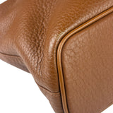 Burberry Vintage Tan Brown Leather Chestnut Shoulder Bag