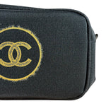 Chanel Beauty Sparkle Black Cosmetic Pouch