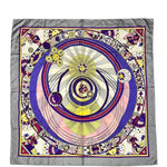 Celine Vintage Sun Scale Silk Scarf