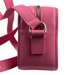 Jacquemus Le Baneto Zip Pink Leather Crossbody Bag