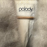 Palody Vintage Grey Fur Coat