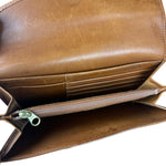 Coach Vintage Brown Leather Long Wallet