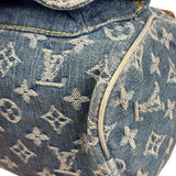 Louis Vuitton Vintage Denim Leather Trim Monogram Neo Speedy 30