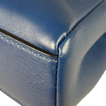 Fendi Navy Leather Peekaboo Micro Two-Way Bag