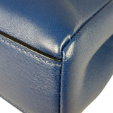 Fendi Navy Leather Peekaboo Micro Two-Way Bag