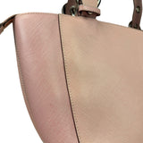 Salvatore Ferragamo Pink Saffiano Leather Shoulder Bag