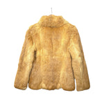 Style Com Vintage Light Brown Fur Coat