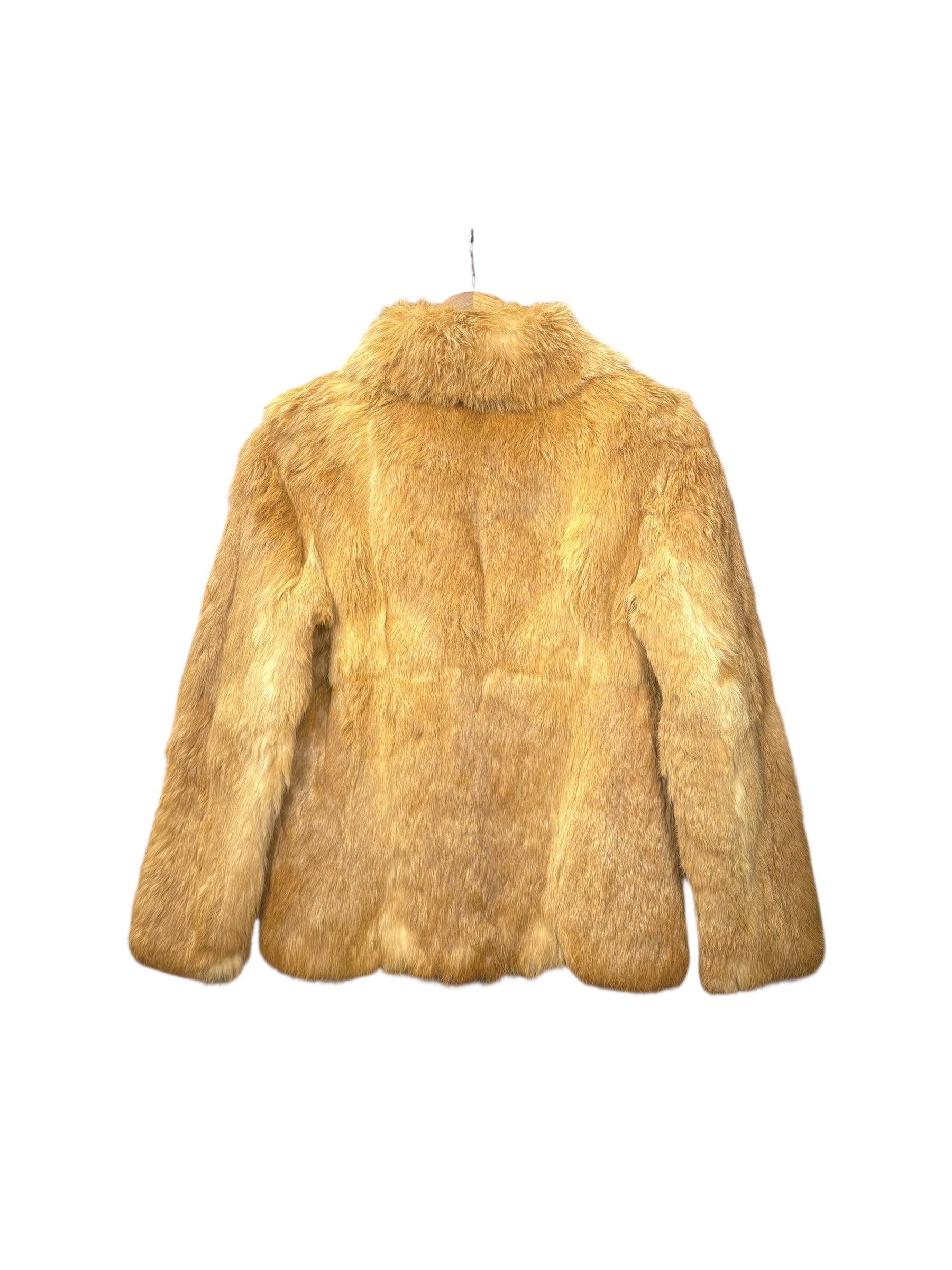 Style Com Vintage Light Brown Fur Coat