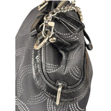 Coach Vinatge Madison Dotted Op Art Sophia Satchel Two-Way Bag