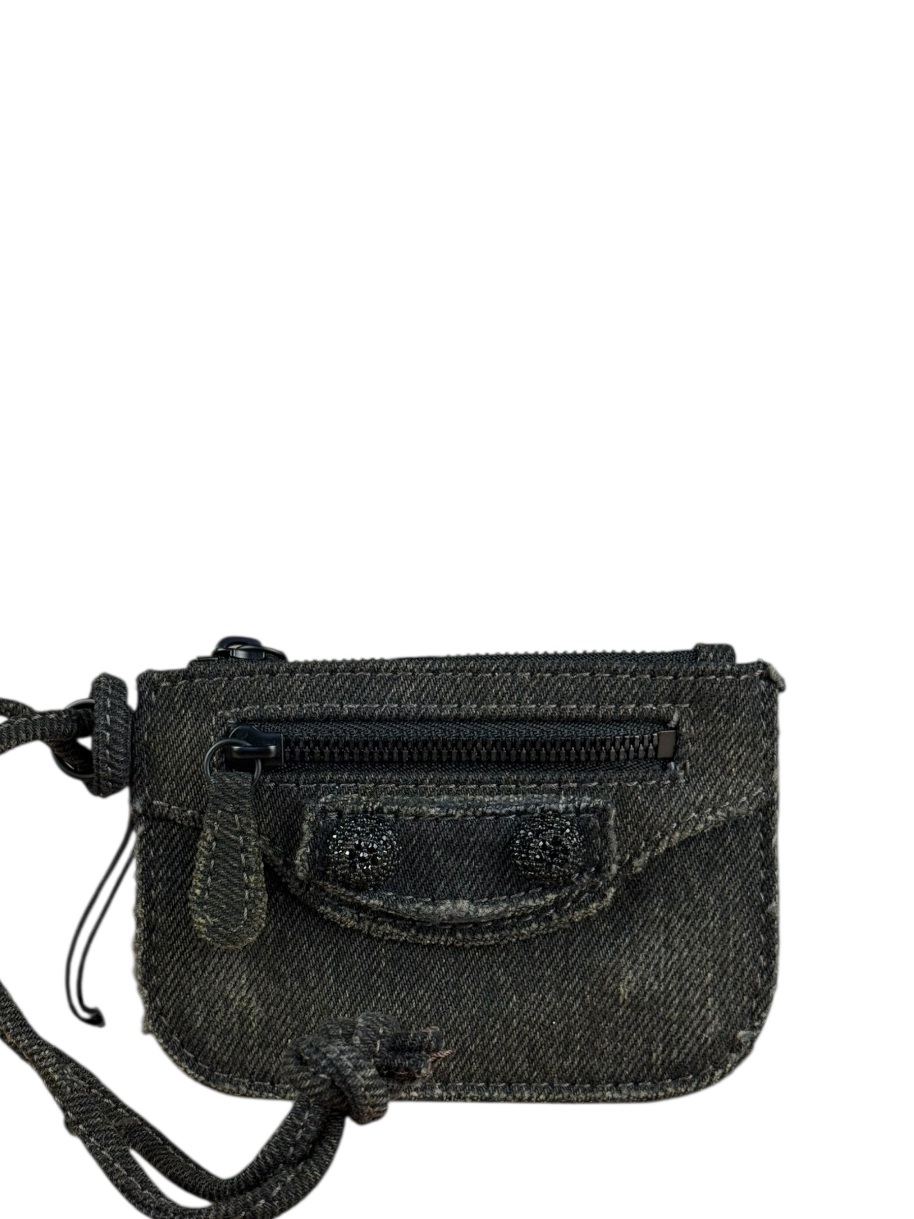 Balenciaga Le Cagole Zip Pouch Denim