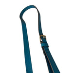 Gucci Diamante Bright Blue Leather Top Handle Bag