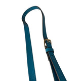 Gucci Diamante Bright Blue Leather Top Handle Bag