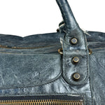 Balenciaga Vintage Dark Blue Leather Classic City Bag