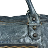 Balenciaga Vintage Dark Blue Leather Classic City Bag
