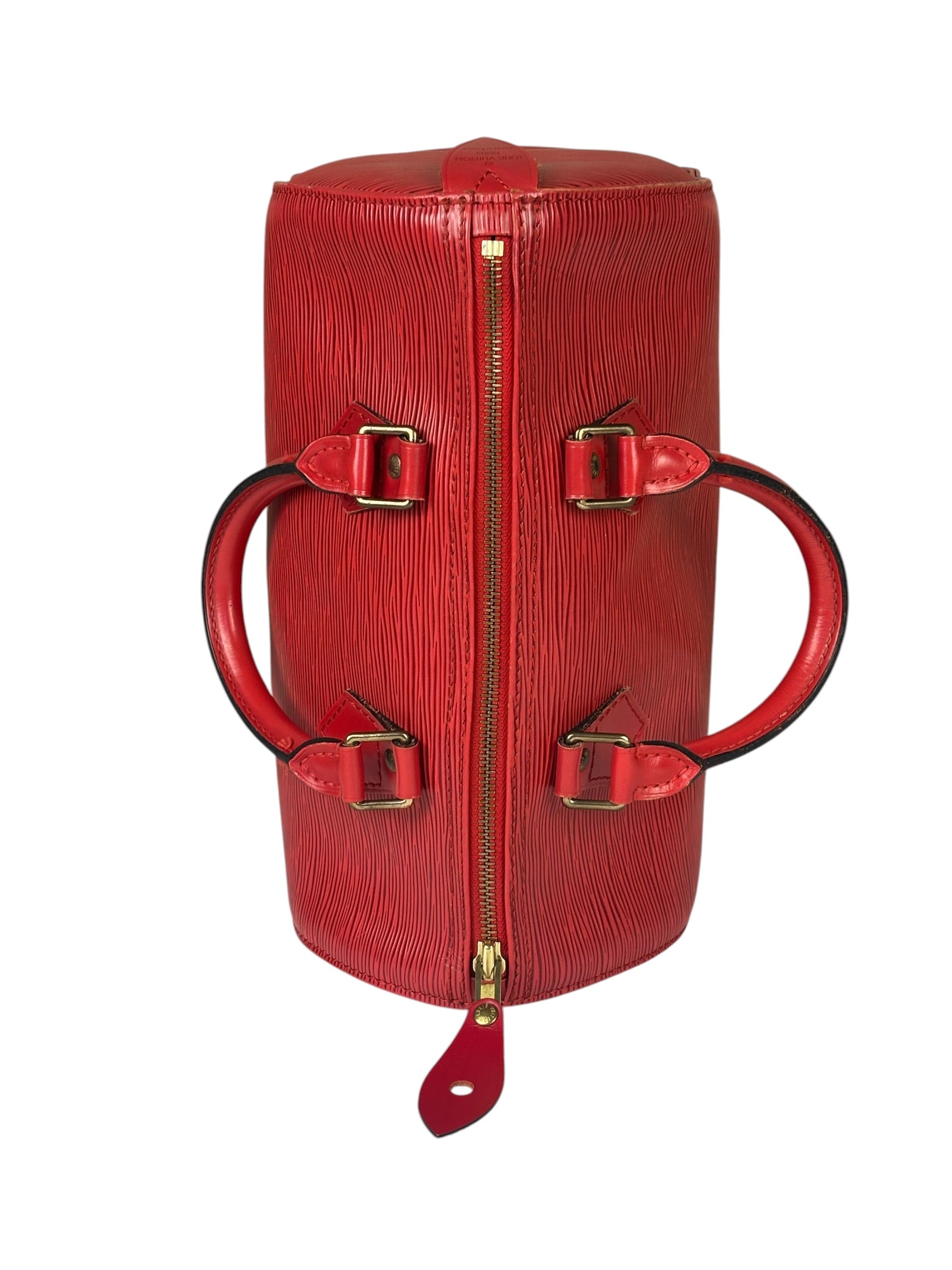 Louis Vuitton Red Epi Leather Speedy 25cm