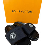 Louis Vuitton Black Pool Pillow Comfort Mules