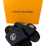 Louis Vuitton Black Pool Pillow Comfort Mules