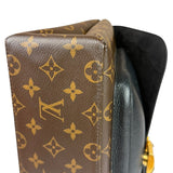 Louis Vuitton Black Leather/ Monogram Marignan 2Way Bag