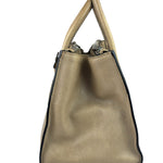 Prada Beige Glace Calf Twin Tote