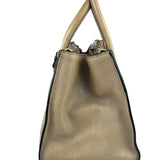 Prada Beige Glace Calf Twin Tote