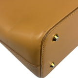 Burberry Vintage Beige Leather Shoulder Bag