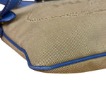 Prada Beige/Blue Jacquard Crossbody Bag