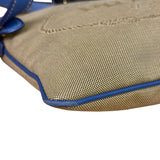 Prada Beige/Blue Jacquard Crossbody Bag