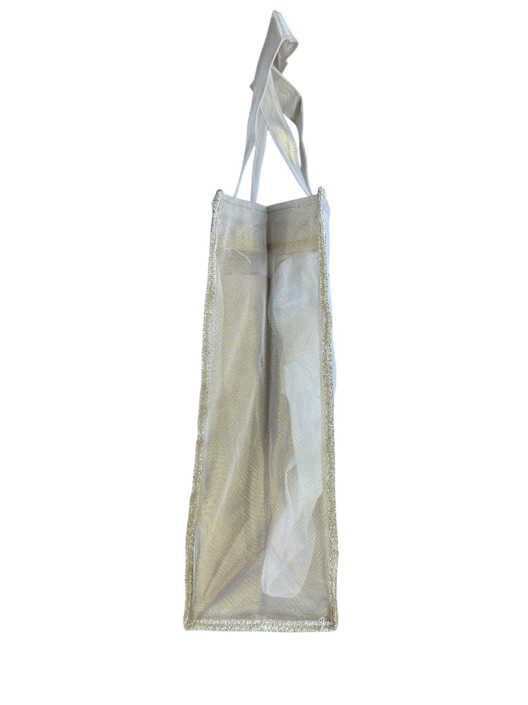 Dior Beauty Mesh Gold Shoulder Tote