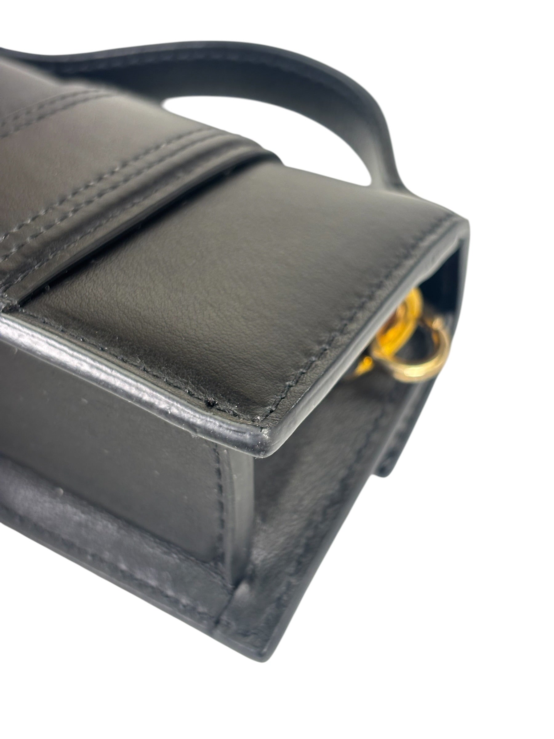 Jacquemus Black Leather Nano Le Petit Bambino Two-Way Bag Replacement Chain
