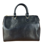 Louis Vuitton Vintage Black Epi Leather Speedy Hand Bag 25