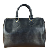 Louis Vuitton Vintage Black Epi Leather Speedy Hand Bag 25