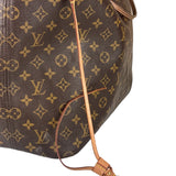 Louis Vuitton Dark Brown Canvas Monogram Neverfull Shoulder Bag PM
