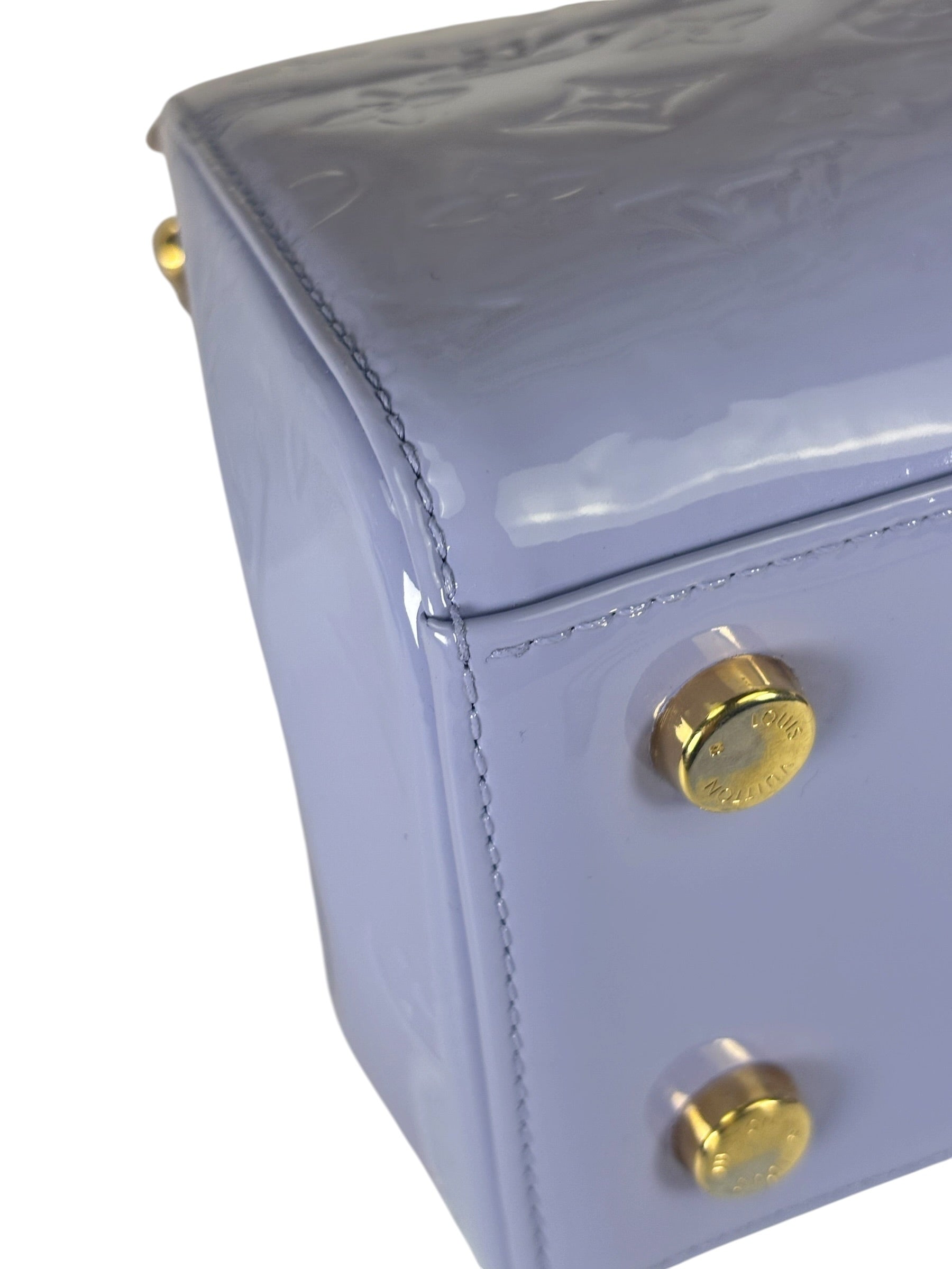 Louis Vuitton Purple Vernis Brea Two-Way Bag